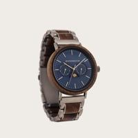 Houten Horloge Cobalt Acacia