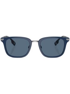 Burberry Eyewear lunettes de soleil Peter à monture carrée - Bleu