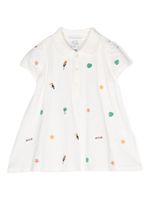 Ralph Lauren Kids robe-polo à broderies - Blanc