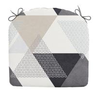 Madison zitkussen Triangle 48 x 46 cm katoen grijs