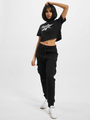 Reebok / t-shirt Identity Crop in zwart Reebok / t-shirt Identity Crop in zwart