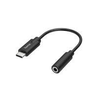 Hama Audio-adapter USB-C-stekker - 3,5-mm-jack-aansluiting Stereo