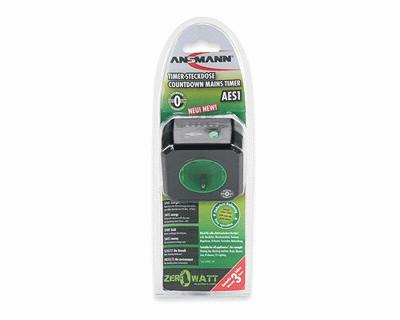 Ansmann 5024063 Stekkerdoos-timer Digitaal Dagprogramma 2500 W IP20