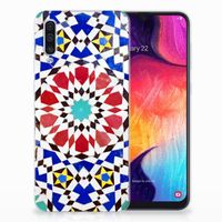 Samsung Galaxy A50 TPU Siliconen Hoesje Mozaïek