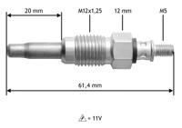 Gloeibougie VALEO, Spanning (Volt)11V, u.a. für Audi, VW, Renault, Volvo, Seat, Skoda, Mitsubishi, Nissan - thumbnail