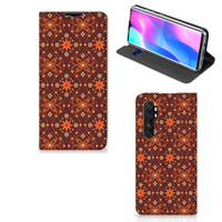 Xiaomi Mi Note 10 Lite Hoesje met Magneet Batik Brown