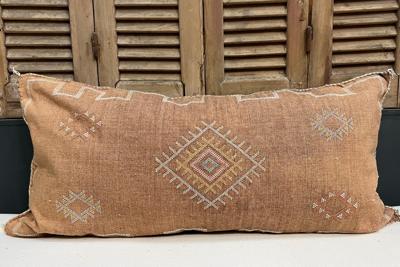 Sabra Kussen uit Marokko bruin 100cm x 50cm incl vulling nr.71138
