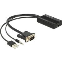 Delock 62597 VGA-naar-HDMI-adapter met audio