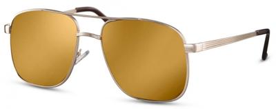 CWI zonnebril piloot unisex zilver/bruin (CWI2434) CWI zonnebril piloot unisex zilver/bruin (CWI2434)