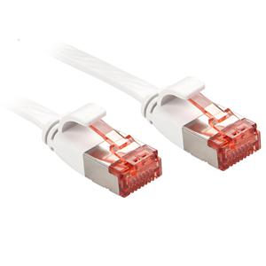 LINDY 47560 RJ45 Netwerkkabel, patchkabel CAT 6 U/FTP 0.30 m Wit 1 stuk(s)