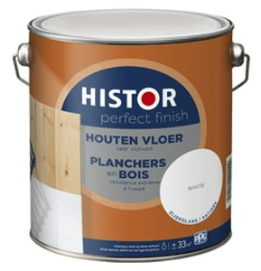 histor perfect finish houten vloer zijdeglans ral 9010 0.75 ltr