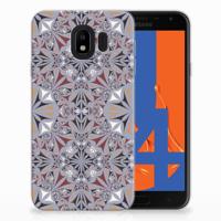 Samsung Galaxy J4 2018 TPU Siliconen Hoesje Flower Tiles