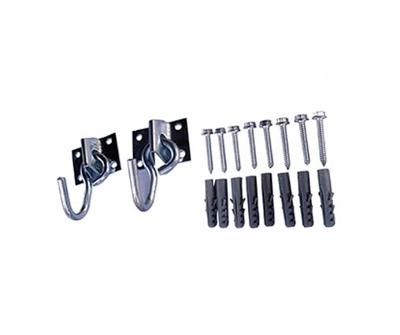 Vivere HOOK2 muurbeugel voor klapstoelen Zwart, Roestvrijstaal