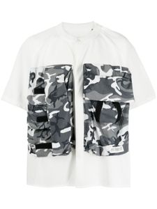 Mostly Heard Rarely Seen Tactical panelled T-shirt - Multicolore