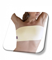 Strapless yoga bh 'Astau' cream S - S