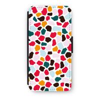 Colored Giraffe: iPhone 7 Flip Hoesje - thumbnail