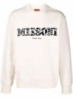 Missoni sweat en coton à logo brodé - Tons neutres - thumbnail