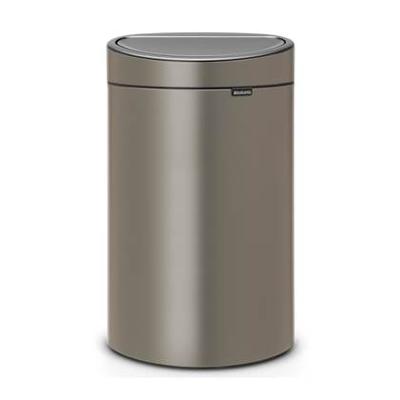 Brabantia 114908 vuilnisbak 40 l Overige Kunststof, Roestvrijstaal Platina Brabantia 114908 vuilnisbak 40 l Overige Kunststof, Roestvrijstaal Platina
