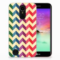 LG K10 2017 TPU bumper Zigzag Multi Color