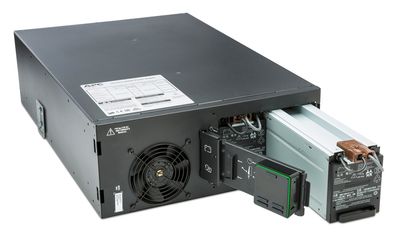 APC Smart-UPS On-Line SRT6KRMXLI - 6000VA, 6x C13, 4x C19, hardwire 1 fase uitgang, rackmountable, Embedded NMC