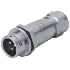 Weipu SF1211/P3 I Ronde connector Stekker, recht Totaal aantal polen: 3 Serie (ronde connectors): SF12 1 stuk(s)