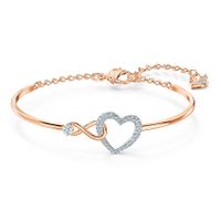 Swarovski 5518869 Armband Infinity rosekleurig (M) 18,5 cm