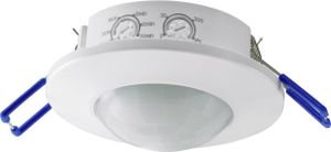 Renkforce RF-4216078 PIR-bewegingsmelder Inbouw (in muur of meubel), Oppervlakmontage 360 ° Relais Wit IP20