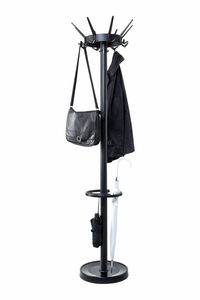 Maul Staande kapstok 9408090 MAULcaligo Aantal haken: 32 (Ø x h) 46 cm x 175 cm Staal Zwart 1 stuk(s)