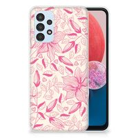 Samsung Galaxy A13 4G TPU Case Pink Flowers