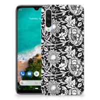 Xiaomi Mi A3 TPU Case Black Flowers