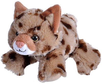 Wild Republic knuffel panter junior 18 cm pluche bruin