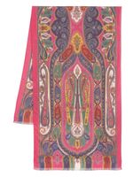 ETRO foulard à imprimé cachemire - Rose