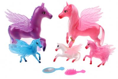 Toi Toys magic pegasus paarden 7 delig 15 cm Toi Toys magic pegasus paarden 7 delig 15 cm