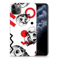 Silicone Back Case Apple iPhone 11 Pro Max Skull Red - thumbnail