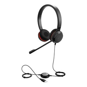 Jabra Evolve 30 II Headset Bedraad Hoofdband Kantoor/callcenter Zwart