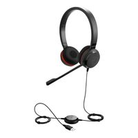 Jabra Evolve 30 II UC On Ear headset Computer Kabel Stereo Zwart Microfoon uitschakelbaar (mute), Volumeregeling - thumbnail