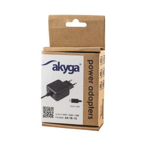 Akyga AK-TB-15 Stekkernetvoeding, vaste spanning 5 V 3 A 15 W