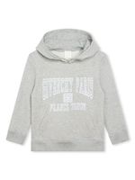 Givenchy Kids hoodie à logo imprimé - Gris