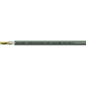 Helukabel 19136 Geleiderkettingkabel S-PAAR-TRONIC-C-PUR 28 x 0.75 mm² Grijs 100 m