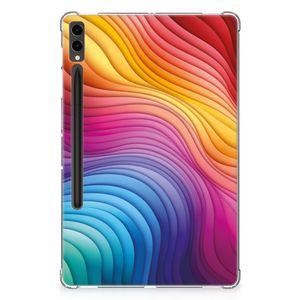 Back Cover voor Samsung Galaxy Tab S9 Plus Regenboog