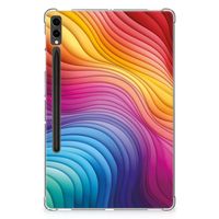 Back Cover voor Samsung Galaxy Tab S9 Plus Regenboog - thumbnail