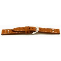 Horlogeband Universeel H367 Leder Cognac 22mm