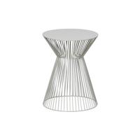 WOOOD Suus Bijzettafel - Metaal - Antique Beige - 46x35x35