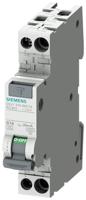 Siemens 5SV13166KK13 FI/LS compact RCBO 1P+N 6kA type A 30mA B13 230V, aardstroom- en overbelastingsbeveiliging in 1TE (50% ruimtebesparing)