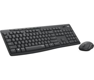 Logitech MK295 Silent Wireless Combo toetsenbord RF Draadloos QWERTY US International Zwart