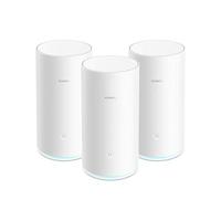 HUAWEI WiFi Mesh Router (3-pack), WLAN-repeater, drievoudige band AC2200, quad-core CPU met 1,4 GHz, solide en betrouwbare dekking in je huis (tot 600 m²), one-touch-verbinding, wit