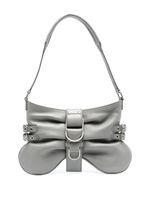 Blumarine sac porté épaule Butterfly en cuir - Gris