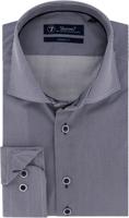 Sleeve7 Heren Overhemd Navy Witte Stippen Print Modern Fit