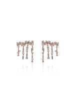 Suzanne Kalan boucles d'oreilles en or rose 18ct ornées de diamants