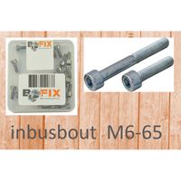 Bofix Inbusbout M6x65 verzinkt (12st) - thumbnail